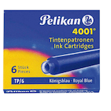 Artikelbild 1 für Pelikan Tintenpatronen für Füller 4001 TP/6 königsblau, 6 St., Artikelnummer 695015