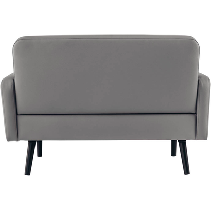 Artikelbild 4 für meet powered by PAPERFLOW 2-Sitzer Sofa LISBOA grau schwarz Kunstleder 124,0 x 81,5 x 83,0 cm, 1 St., Artikelnummer 851367