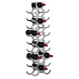 Artikelbild 1 für WOHNLING Weinregal silber 31,0 x 14,0 x 98,0 cm, 1 St., Artikelnummer 904534