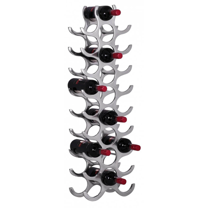 Artikelbild für WOHNLING Weinregal silber 31,0 x 14,0 x 98,0 cm, 1 St., Artikelnummer 904534