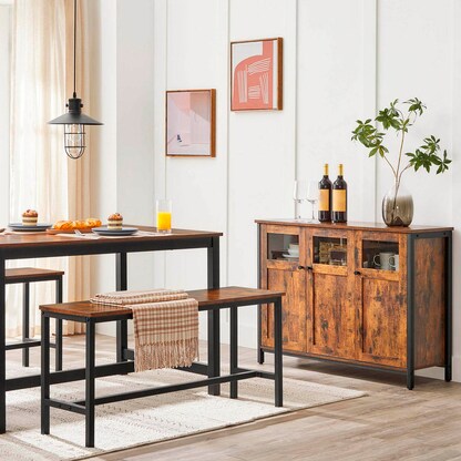 Artikelbild 3 für VASAGLE Sideboard, LSC099B01V1 braun 100,0 x 35,0 x 75,0 cm, 1 St., Artikelnummer 289427