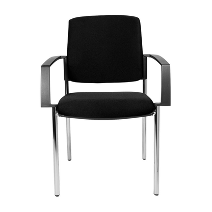 Artikelbild 2 für Topstar Besucherstühle BtoB 10 BB190A G20 schwarz Stoff, 2 St., Artikelnummer 373365