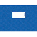 Artikelbild 1 für HERMA Heftumschlag mit Baststruktur blau Kunststoff DIN A5 quer, Artikelnummer 972352