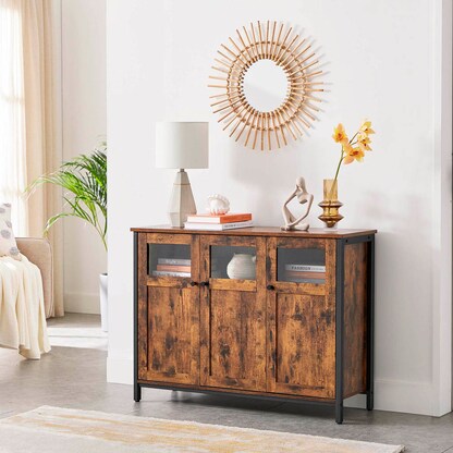 Artikelbild 5 für VASAGLE Sideboard, LSC099B01V1 braun 100,0 x 35,0 x 75,0 cm, 1 St., Artikelnummer 289427
