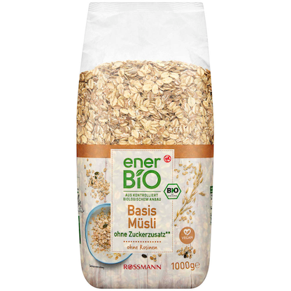 Artikelbild für enerBiO Bio Basis Müsli 1,0 kg, 1 St., Artikelnummer 392967