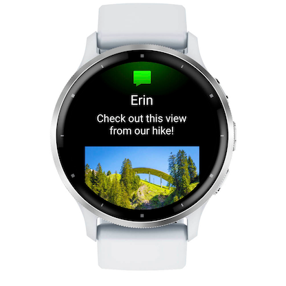Artikelbild 2 für GARMIN Venu 3 Smartwatch steinweiß, silber, Artikelnummer 161509