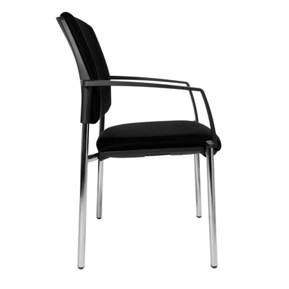 Artikelbild 4 für Topstar Besucherstühle BtoB 10 BB190A G20 schwarz Stoff, 2 St., Artikelnummer 373365