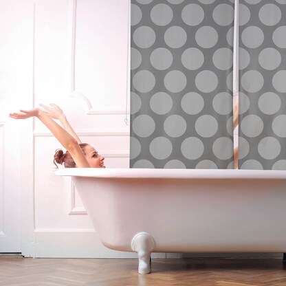 Artikelbild 4 für relaxdays Duschrollo schwarz, grau 80,0 x 240,0 cm, Artikelnummer 520504