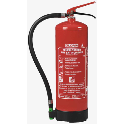 Artikelbild für GLORIA SD 6 E fluorfrei Feuerlöscher fluorfreier Schaum 6,0 l, Artikelnummer 365629