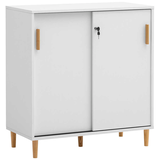 Artikelbild 1 für MÖBELPARTNER Schiebetürenschrank Torge, 160047 mattweiß 2 Fachböden 80,1 x 38,2 x 84,8 cm, Artikelnummer 785729