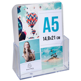 Artikelbild 1 für Exacompta Tischprospekthalter Office Exacryl transparent DIN A5 17,3 x 7,3 x 21,4 cm, 1 St., Artikelnummer 697076