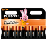 Artikelbild 1 für DURACELL Batterien PLUS Alkali-Mangan Mignon AA 1,5 V, 10 St., Artikelnummer 688399