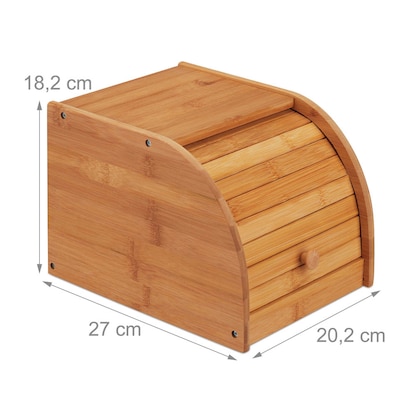 Artikelbild 6 für relaxdays Brotkasten braun, 1 St., Artikelnummer 382733