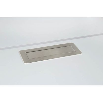 Artikelbild 2 für HAMMERBACHER 3-fach Tischsteckdose 2,0 m silber mit USB-Buchse, Artikelnummer 240372