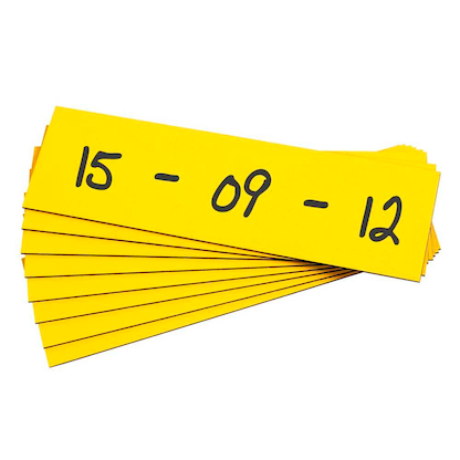 Artikelbild 4 für EICHNER Magnetschilder gelb 3,0 x 6,0 cm, 300 St., Artikelnummer 702906