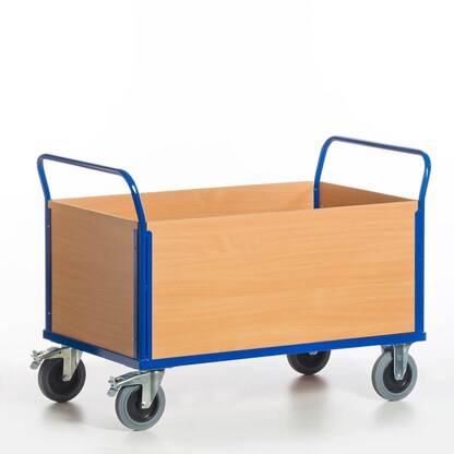 Artikelbild 2 für Rollcart Transportwagen 02-6107 blau 70,0 x 117,0 x 99,0 cm bis 600,0 kg, Artikelnummer 276966