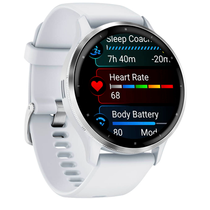 Artikelbild 5 für GARMIN Venu 3 Smartwatch steinweiß, silber, Artikelnummer 161509