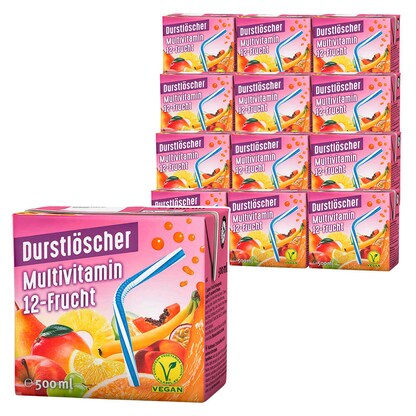 Artikelbild für DURSTLÖSCHER Fruchtsaftgetränk Multivitamin 12x 0,5 l, Artikelnummer 745879
