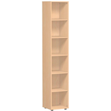 Artikelbild 1 für geramöbel Aktenregal Flex buche 40,0 x 40,0 x 216,0 cm, 1 St., Artikelnummer 880029