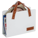 Artikelbild 1 für HAKU Möbel Zeitungsständer 21887 weiß Metall, DIN A4, Artikelnummer 551832