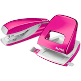 Artikelbild 1 für LEITZ Locher und Heftgeräte Set WOW 5095 pink-metallic, Artikelnummer 678377