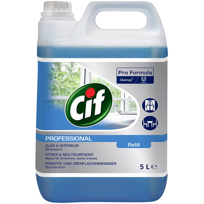 Artikelbild 2 für Cif PROFESSIONAL Refill Glasreiniger 2x 5 l, Artikelnummer 426938