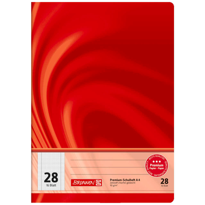 Artikelbild 2 für BRUNNEN Schulheft Vivendi Lineatur 28 kariert DIN A4 Innen- und Außenrand, 16 Blatt, 1 St., Artikelnummer 603813