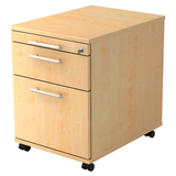 Artikelbild 1 für HAMMERBACHER Gradeo Rollcontainer ahorn 3 Auszüge 42,8 x 58,0 x 59,0 cm, Artikelnummer 628388