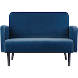 Artikelbild 1 für meet powered by PAPERFLOW 2-Sitzer Sofa LISBOA blau schwarz Stoff 124,0 x 81,5 x 83,0 cm, 1 St., Artikelnummer 851091