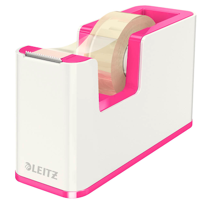 Artikelbild für LEITZ Tischabroller WOW Duo Colour perlweiß/pink, Artikelnummer 311055