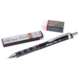 Artikelbild 1 für rotring Tikky Druckbleistift-Set schwarz HB 0,5 mm, 1 Set, Artikelnummer 426546