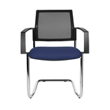 Artikelbild 1 für Topstar Besucherstühle BtoB 20 BB490A G260 blau, schwarz Stoff, 2 St., Artikelnummer 375121