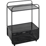 Artikelbild 1 für HAKU Möbel Beistelltisch rechteckig Metall schwarz 41,0 x 25,0 x 58,0 cm, 1 St., Artikelnummer 965850