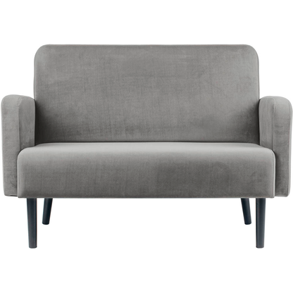 Artikelbild für meet powered by PAPERFLOW 2-Sitzer Sofa LISBOA grau schwarz Stoff 124,0 x 81,5 x 83,0 cm, 1 St., Artikelnummer 851164