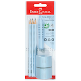 Artikelbild 1 für FABER-CASTELL GRIP 2001 Bleistift-Set B sky blue, 1 Set, Artikelnummer 278368