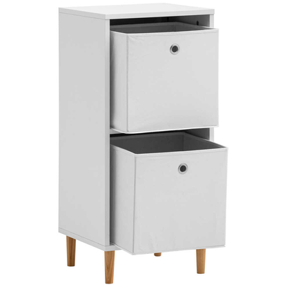 Artikelbild 3 für MÖBELPARTNER Beistellregal Torge mattweiß 38,2 x 38,2 x 84,8 cm, 1 St., Artikelnummer 785818