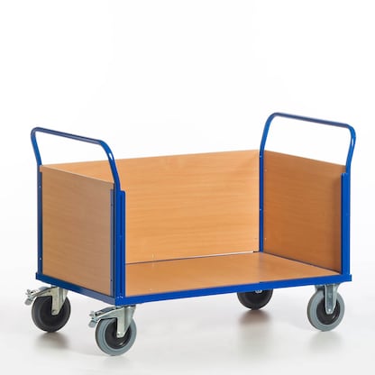 Artikelbild 5 für Rollcart Transportwagen 02-6107 blau 70,0 x 117,0 x 99,0 cm bis 600,0 kg, Artikelnummer 276966