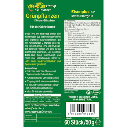 Artikelbild 2 für SUBSTRAL® Düngerstäbchen 30 Stück, Artikelnummer 368336