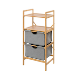 Artikelbild 1 für WENKO Beistellregal Bahari braun, grau 44,0 x 34,0 x 96,0 cm, 1 St., Artikelnummer 529473