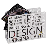 Artikelbild 1 für HAKU Möbel Zeitungsständer 44395 weiß Metall, DIN A4, Artikelnummer 552767