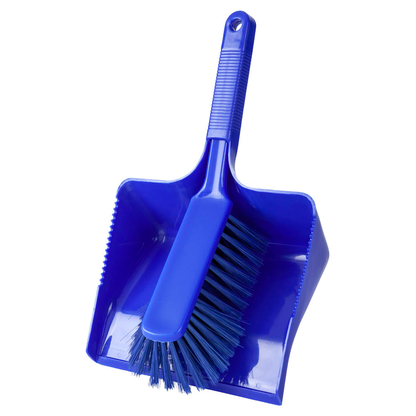 Artikelbild für haug® bürsten Kehrgarnitur blau Kunststoff 35,0 cm breit, Artikelnummer 456606