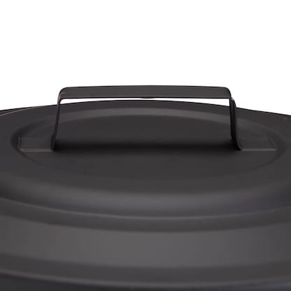 Artikelbild 4 für relaxdays Ascheeimer mit Deckel 24,0 l schwarz, 1 St., Artikelnummer 352077