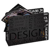 Artikelbild 1 für HAKU Möbel Zeitungsständer 44595 schwarz Metall, DIN A4, Artikelnummer 552921