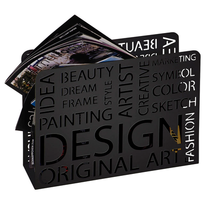 Artikelbild für HAKU Möbel Zeitungsständer 44595 schwarz Metall, DIN A4, Artikelnummer 552921