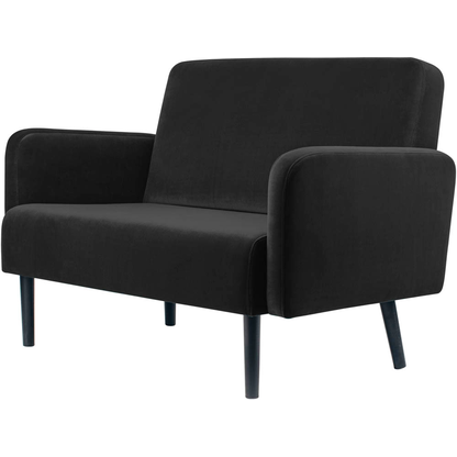 Artikelbild 2 für meet powered by PAPERFLOW 2-Sitzer Sofa LISBOA schwarz Stoff 124,0 x 81,5 x 83,0 cm, 1 St., Artikelnummer 851081