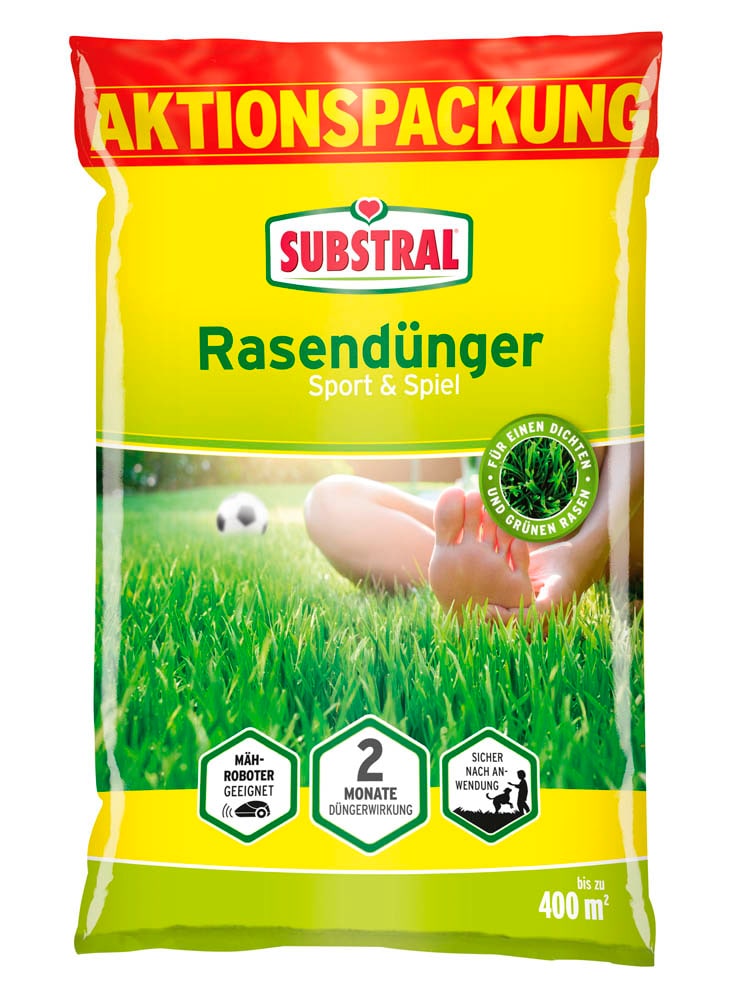 Substral Express Rasendünger Sport & Spiel – 15 Kg, Schnelle Wirkung In 7 Tagen, Für Streufähige Ausbringung