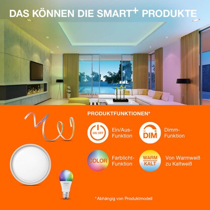 Artikelbild 8 für OSRAM LED-Lampe SMART+ MATTER Classic A100 E27 14 W matt, 1 St., Artikelnummer 709947