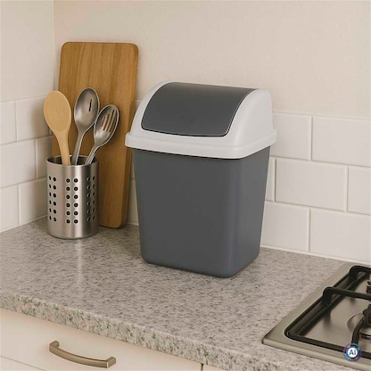 Artikelbild 4 für MAUL swing Mülleimer 5,0 l dunkelgrau, 1 St., Artikelnummer 778957