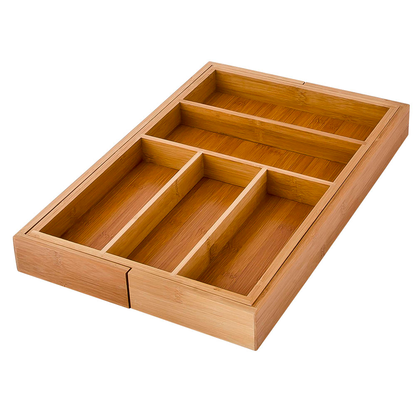 Artikelbild 2 für relaxdays Besteckkasten braun 1 St., Artikelnummer 352052