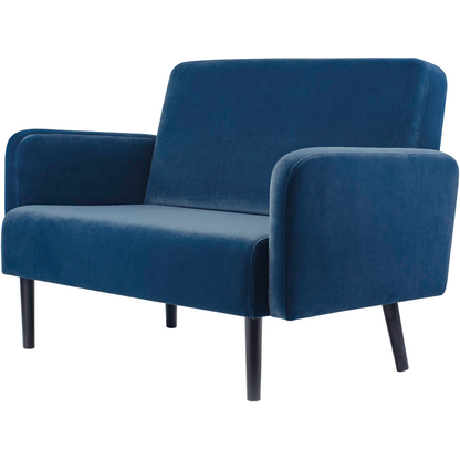 Artikelbild 2 für meet powered by PAPERFLOW 2-Sitzer Sofa LISBOA blau schwarz Stoff 124,0 x 81,5 x 83,0 cm, 1 St., Artikelnummer 851091